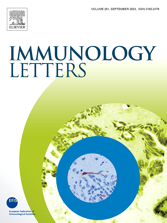Go to journal home page - Immunology Letters